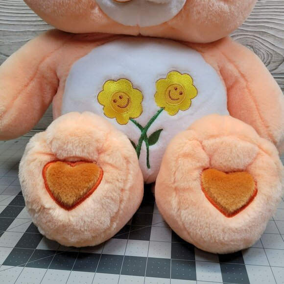 Care Bears Friendship Bear Plush Smiling Flowers Stuffed Animal Vtg 2002 26 in - Picture 10 of 10